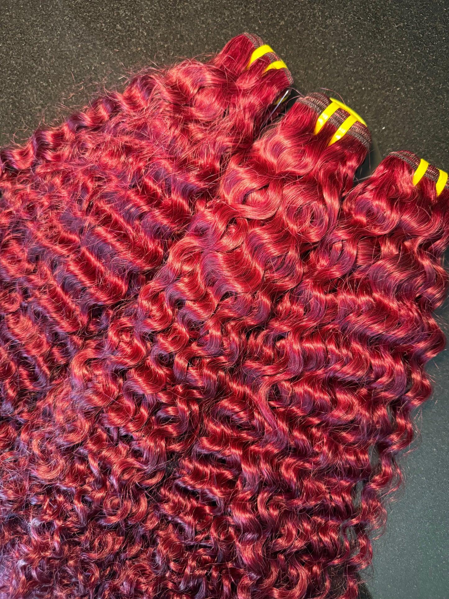 Rose Hair 99J Curly Bundles